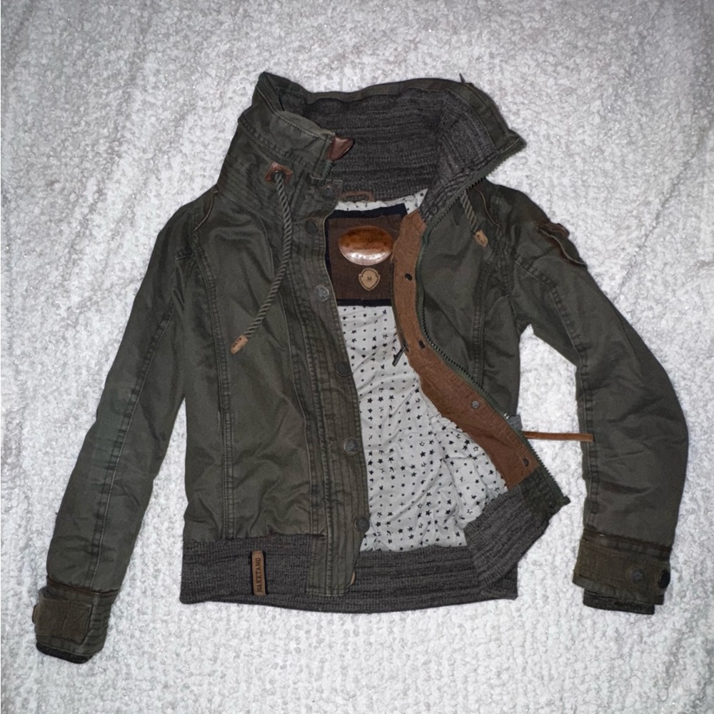 Trendy Olive Green Jacket